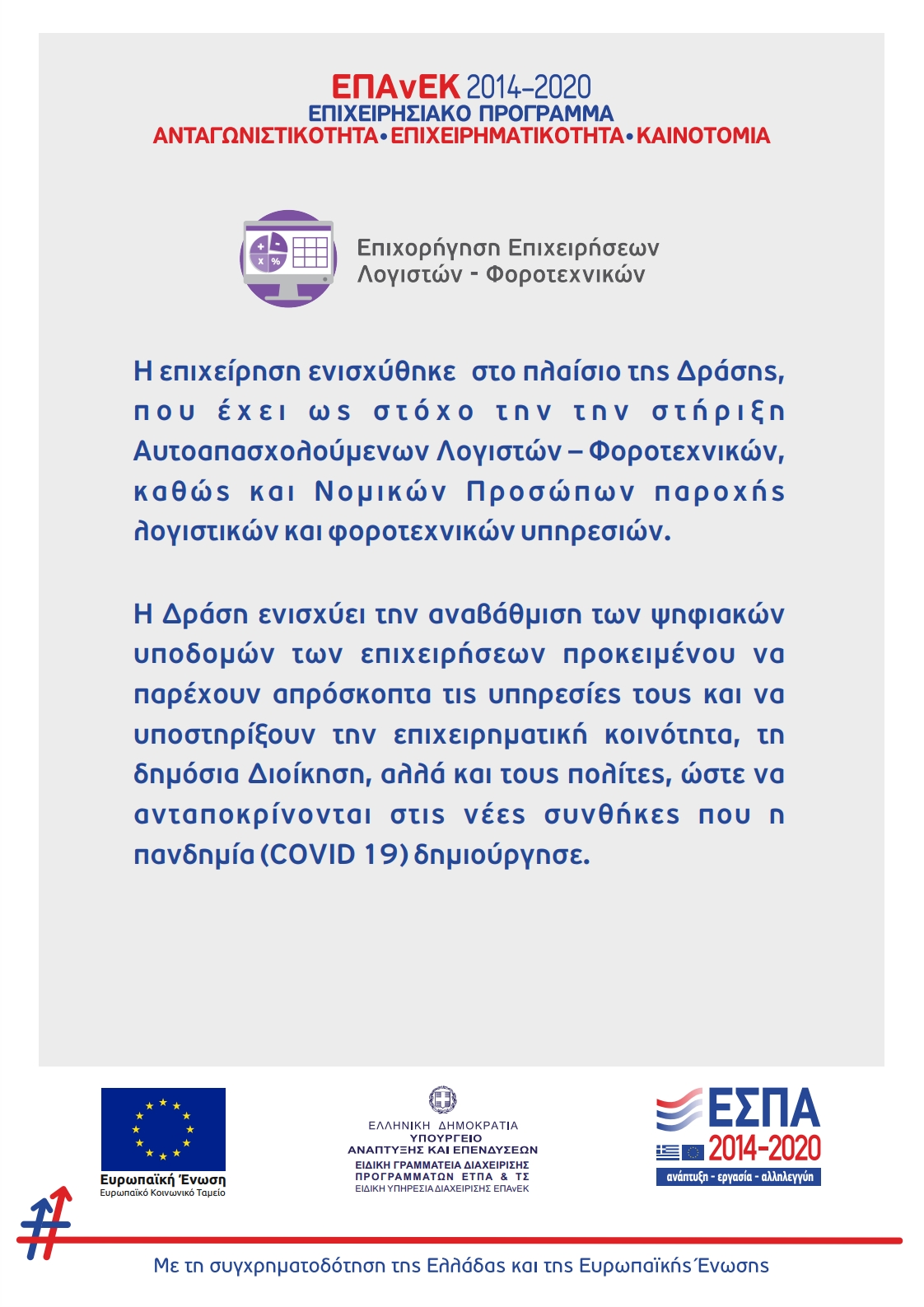 Περιγραφή Ενίσχυση Επιχείρησης